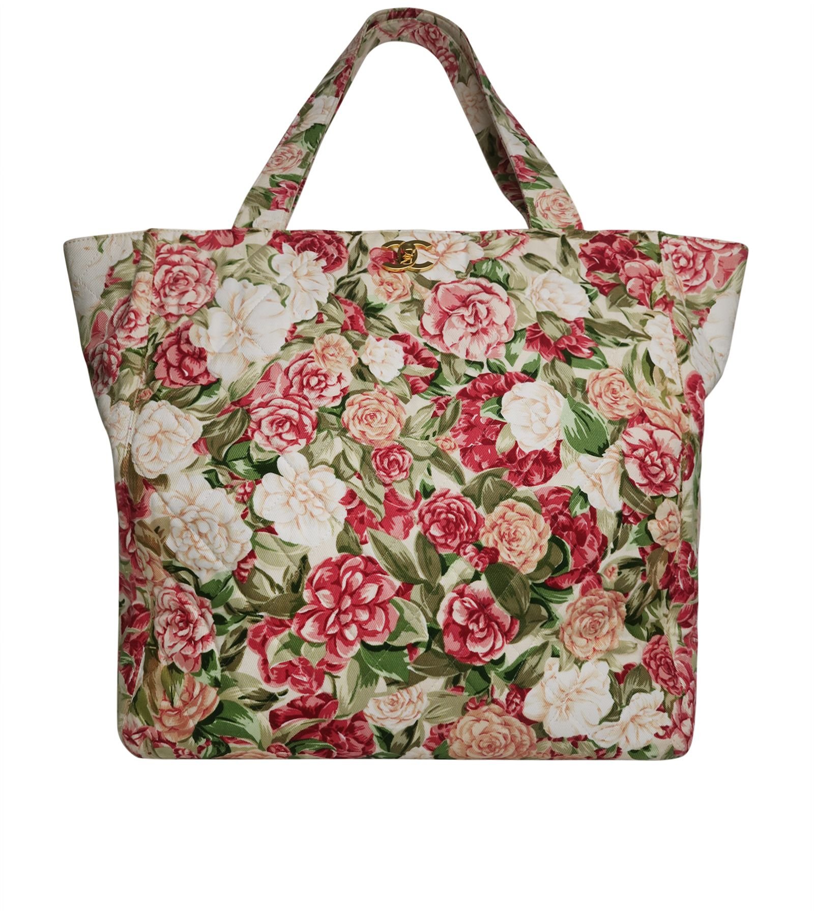 Chanel Vintage Floral Tote